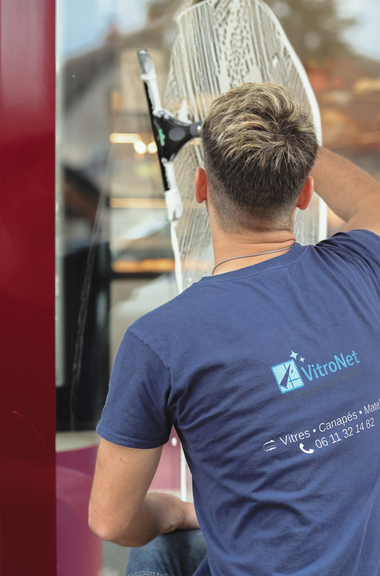 Nettoyage de velux en hauteur